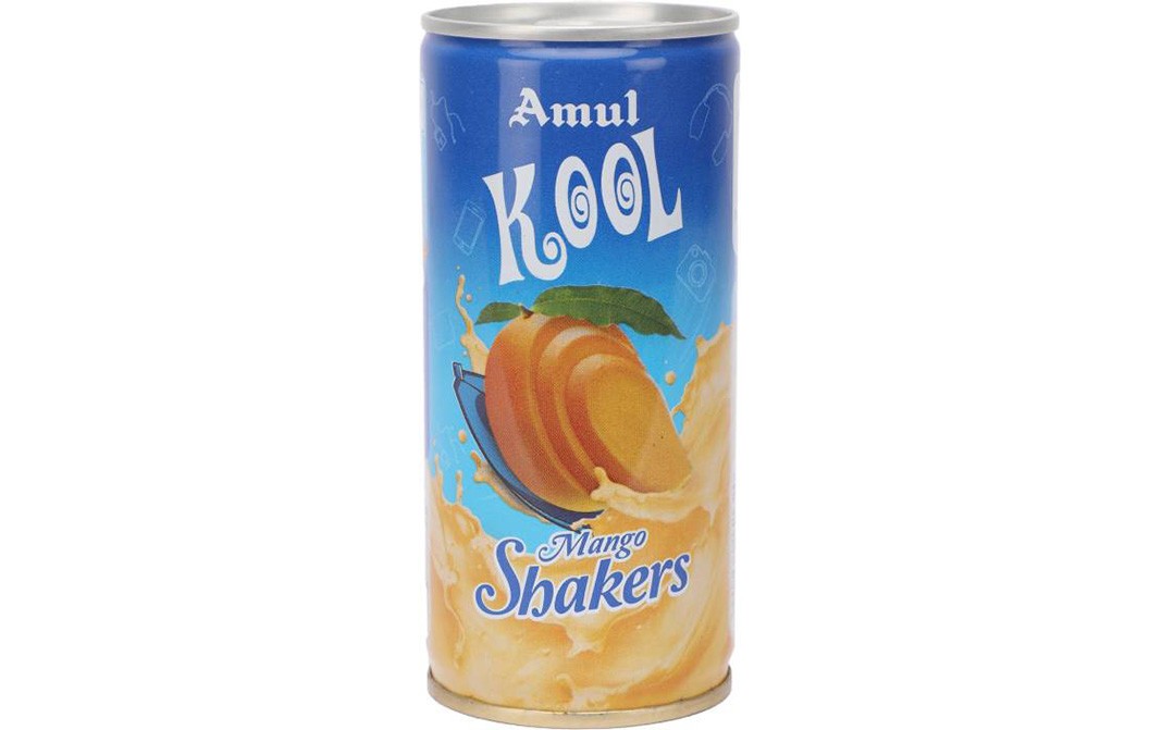 Amul Kool Mango Shakers    Tin  200 millilitre